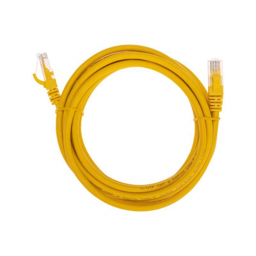 Патч-корд U/UTP CAT 6 RJ45-RJ45 26AWG LSZH желт. 3м Rexant 02-0295-3 в г. Санкт-Петербург 