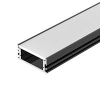 046414 Профиль FLOOR60-H26-3000 ANOD BLACK L3000 алюм. Arlight 