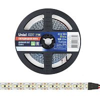 UL-00007641 Лента светодиодная ULS-M16-2835-180LED/m-10mm-IP20-DC12V-17W/m-5M-6500K PROFI 17Вт/м 180LED/м 6500К холод. бел. IP20 12В DC 10мм гибкая на самоклеящейся основе герметичн. упак. (уп.5м) Uniel 