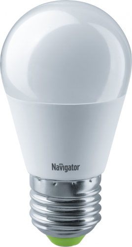 Лампа светодиодная 61 336 NLL-G45-8.5-230-2.7K-E27 8.5Вт шар матовая 2700К тепл. бел. E27 640лм 176-264В Navigator 61336 в г. Санкт-Петербург 
