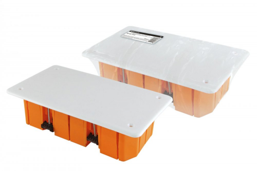 SQ1403-1026 Распаячная коробка СП 172х96х45мм, крышка, пл. лапки, IP20, инд. штрихкод, TDM