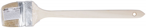Кисть радиаторная, натуральная светлая щетина, деревянная ручка  3" (75 мм) в г. Санкт-Петербург  фото 3