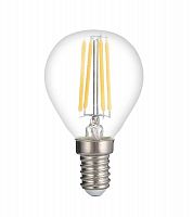 Лампа светодиодная филаментная PLED OMNI 6Вт G45 3000К тепл. бел. E14 230В/50Гц FR JazzWay 5021099 в г. Санкт-Петербург 