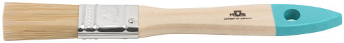 Кисть флейцевая, натур. cветлая щетина, деревянная ручка 3/4" (19 мм) в г. Санкт-Петербург  фото 4