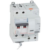 Выключатель автоматический дифференциального тока 2п C 20А 30мА тип AC 10кА DX3 4мод. Leg 411159 в г. Санкт-Петербург 