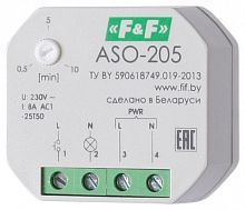 EA01.002.003 Автомат лестничный ASO-205 (для уст. в монтажную коробку 230В 8А 1Z IP40) F&F 