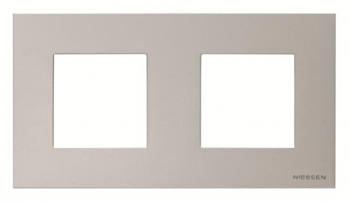 Рамка 2-постовая (2+2)-мод. базовая Zenit серебр. ABB 2CLA227210N1301 в г. Санкт-Петербург 