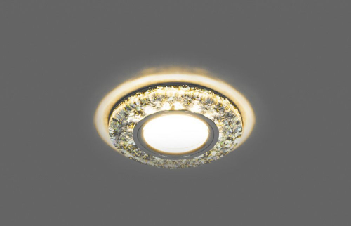 Светильник встраиваемый с белой LED подсветкой Feron 8585-2 потолочный MR16 G5.3 зеленый 28578 в г. Санкт-Петербург  фото 3
