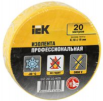Изолента ПВХ 0.18х19мм желт. (рул.20м) IEK UIZ-20-10-K05 в г. Санкт-Петербург 