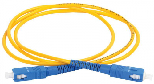 Патч-корд оптический коммутационный соединительный для одномодового кабеля (SM); 9/125 (OS2); SC/UPC-SC/UPC (Simplex) (дл.20м) ITK FPC09-SCU-SCU-C1L-20M в г. Санкт-Петербург 
