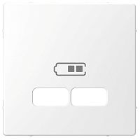 Накладка центральная Merten D-Life для механизма USB 2.1А SD бел. лотос SchE MTN4367-6035