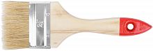 Кисть флейцевая "Стандарт", натур.светлая щетина, деревянная ручка 2.5" (63 мм) в г. Санкт-Петербург 
