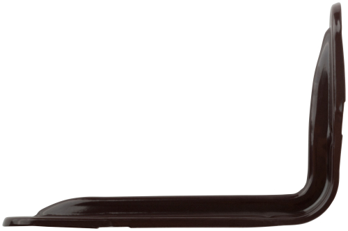 Уголок-кронштейн усиленный коричневый 100х150 мм (0.8 мм) в г. Санкт-Петербург  фото 2