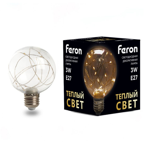 Лампа светодиодная Feron LB-381 E27 3W 230V 2700K 41675 в г. Санкт-Петербург 