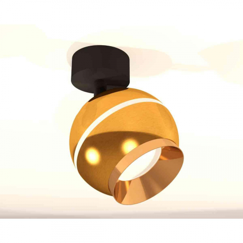 Комплект накладного светильника Ambrella light Techno Spot XM1105002 PYG/SBK золото желтое полированное/черный песок (A2210,C1105,N7034) в г. Санкт-Петербург  фото 3
