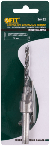 Сверло с зенкером для мебельных стяжек 5 мм/зенкер 9.5 мм (для стяжки 7х70) в г. Санкт-Петербург  фото 3