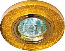 Светильник встраиваемый Feron 8060-2 потолочный MR16 G5.3 мерцающее золото 19709 в г. Санкт-Петербург 