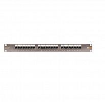 NMC-RP24SD2-1U-MT Патч-панель 19дюйм 1U кат.5E (класс D) полн. экранир. 24 порта 100МГц RJ45 (8P8C) 110/KRONE T568A/B с органайзером метал. NIKOMAX 