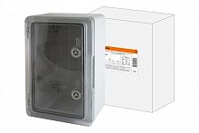SQ0933-0205 Бокс пластиковый ЩМП-0-5, прозр., крышка ABS, IP65, -45 до +75 С, навесной, (500х400х240) TDM
