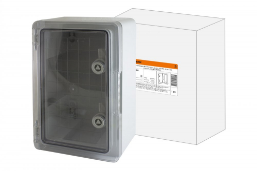 SQ0933-0205 Бокс пластиковый ЩМП-0-5, прозр., крышка ABS, IP65, -45 до +75 С, навесной, (500х400х240) TDM