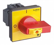 MSD20460R Выключатель-разъединитель 4п 20А IP20 с красн. рукоят. на дверцу 4 винта 1 замок SE 