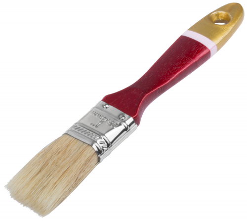 Кисть флейцевая "Классик", натуральная светлая щетина, деревянная ручка  1" (25 мм) в г. Санкт-Петербург  фото 2