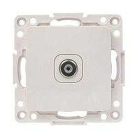 EYA00-227-10 Розетка телевизионная оконечная TV 1-м Стокгольм 10дБ 240МГц механизм бел. EKF 