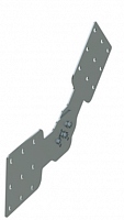 Соединитель для лотка шарнирный вертикал. H=200мм цинк-ламель (уп.2шт) DKC UVH020HDZL в г. Санкт-Петербург 