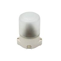 Б0048030 Светильник для бани НББ 01-60-001 пласт/стекло прямой IP65 E27 max 60Вт 135х105х84 бел. ЭРА 