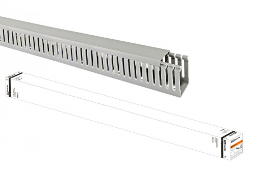 SQ0410-0012 Кабель-канал перфорированный 25х40 перфорация 4/6мм TDM (40 м)