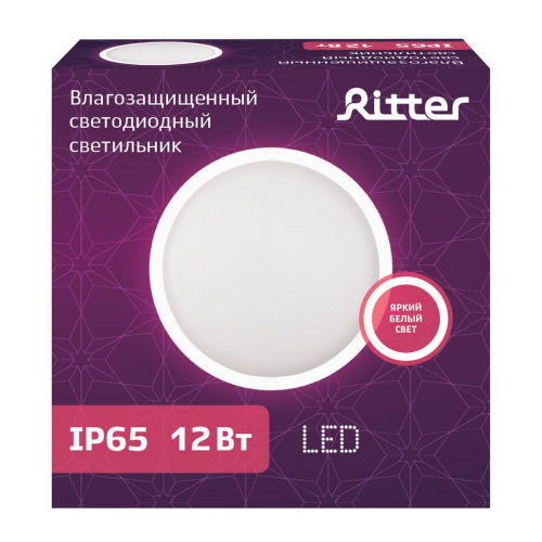 Настенно-потолочный светодиодный светильник Ritter DPP01-12-4K-R 56025 8 в г. Санкт-Петербург  фото 3