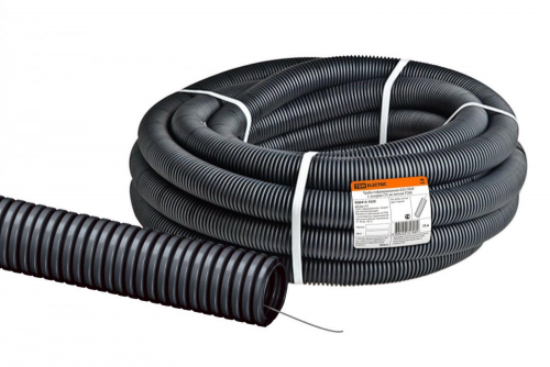 SQ0413-1025 Труба гофрированная d25 FRHF с зондом (75 м) легкая TDM