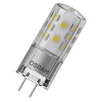 Лампа светодиодная LED Star PIN 4.5Вт прозрачная 2700К тепл. бел. GY6.35 470лм 12В угол пучка 320град. диммир. (замена 40Вт) OSRAM 4058075607255 в г. Санкт-Петербург 