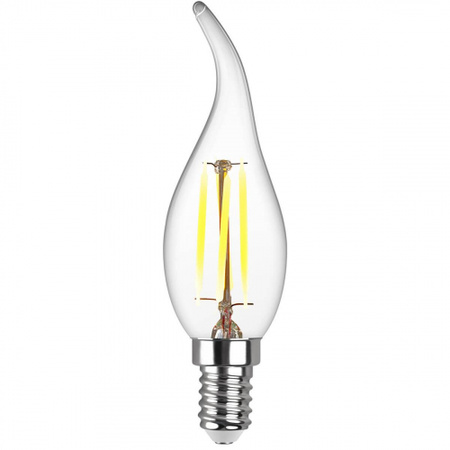 Лампа светодиодная филаментная REV FC37 E14 7W нейтральный белый свет свеча на ветру 32496 6 в г. Санкт-Петербург  фото 2