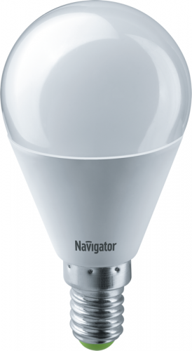 Лампа светодиодная 61 334 NLL-G45-8.5-230-4K-E14 8.5Вт шар матовая 4000К нейтр. бел. E14 680лм 176-264В Navigator 61334 в г. Санкт-Петербург 