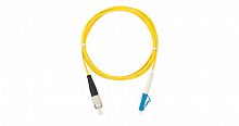 NMF-PC1S2C2-FCU-LCU-015 Шнур волоконно-оптический переходной одномод. 9/125мкм стандарта OS2 FC/UPC-LC/UPC одинарный LSZH нг(A)-HFLTx 2мм желт. 15м NIKOMAX 