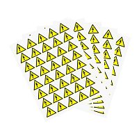Наклейка знак электробезопасности "Опасность поражения электротоком" 50х50х50мм (уп.50шт) Rexant 56-0006-2 в г. Санкт-Петербург 