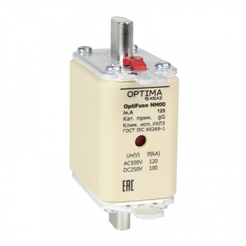 374934 Вставка плавкая OptiFuse NH00-80-gG-УХЛ3 КЭАЗ 