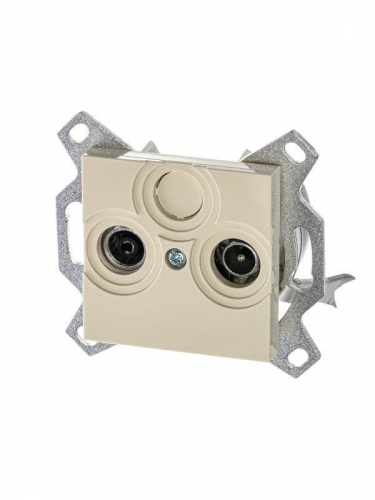 2CHH083503A6017 Розетка телевизионная оконечная TV/R Levit сл. кость ABB 
