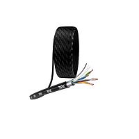 Б0044690 Кабель витая пара F/UTP кат.5E 4х2х24 AWG CU PE+ТРОС OUTDOOR (уп.305м) Эра 