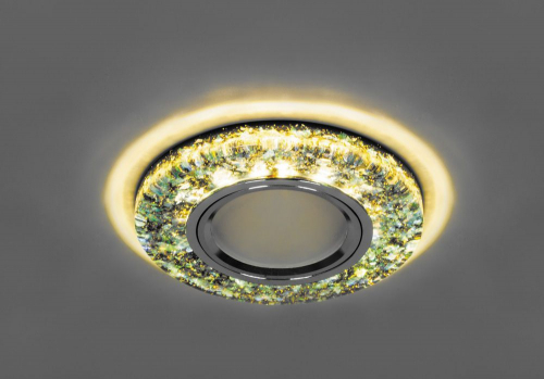 Светильник встраиваемый с белой LED подсветкой Feron 8585-2 потолочный MR16 G5.3 зеленый 28578 в г. Санкт-Петербург  фото 2