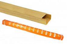 SQ0402-0609 Кабель-канал 60х40 желтая сосна 3D (18м) TDM