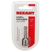 Ключ-насадка 1/4" магнитный 13х48мм (уп.1шт) Rexant 92-0404-1