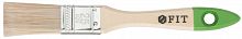 Кисть флейцевая "Микс", смешанная натуральная и искусственная щетина, деревянная ручка  1" (25 мм) в г. Санкт-Петербург 