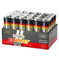 Б0035376 Элемент питания алкалиновый AA/LR6 LR6-24 bulk ENERGY POWER Alkaline (уп.24шт) Трофи 