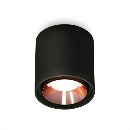 Комплект накладного светильника Ambrella light Techno Spot XS7723005 SBK/PPG черный песок/золото розовое полированное (C7723, N7035) в г. Санкт-Петербург 
