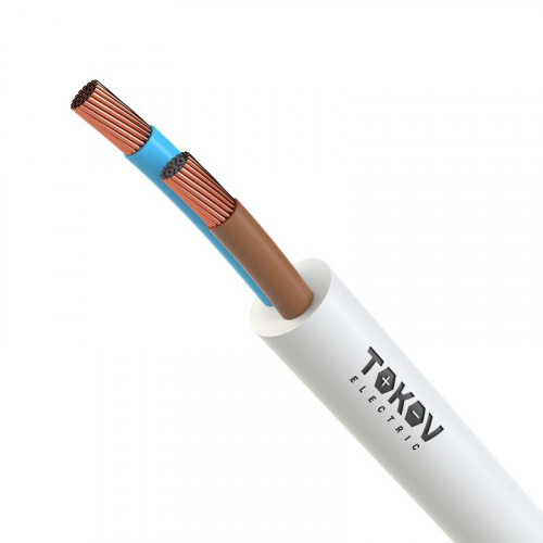 1945476 Провод TOKOV ELECTRIC ПВС 2х0.75 380В Б (бухта) (м) 