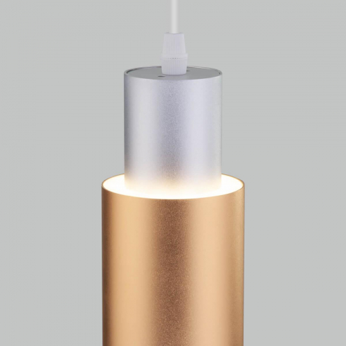 Подвесной светодиодный светильник Eurosvet Bento 50204/1 матовое серебро/матовое золото в г. Санкт-Петербург  фото 3