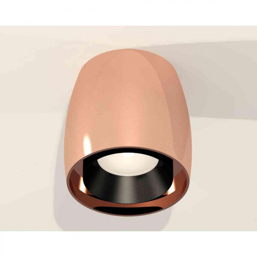 Комплект накладного светильника Ambrella light Techno Spot XS1144001 PPG/PBK золото розовое полированное/черный полированный (C1144, N7031) в г. Санкт-Петербург  фото 2