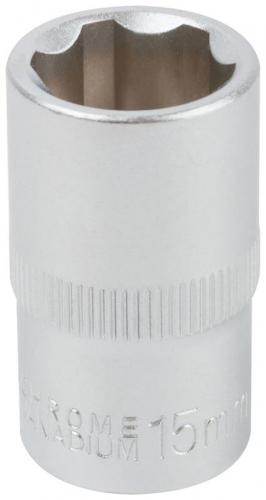62045 Головка шестигранная CrV 1/2дюйм 15мм FIT  фото 2